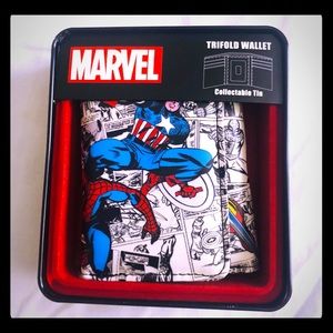 Marvel Avengers Wallet Spider-Man Captain America